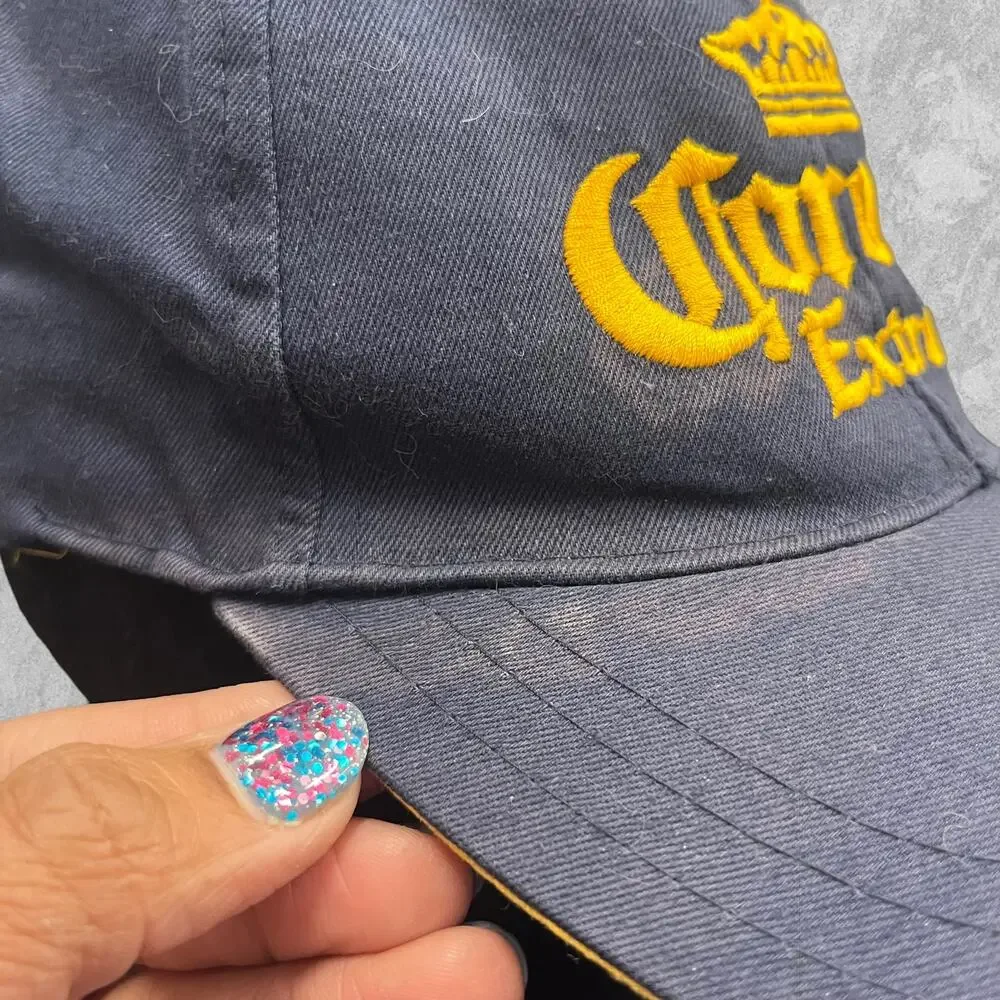 Corona Extra Embroidered Vintage Jams Mexico Strap Back Dad Hat OSFM Adult